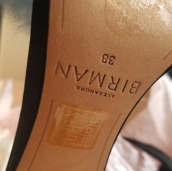 Alexandre Birman Clarita rabbit fur blue sandals - Picture 11 of 15